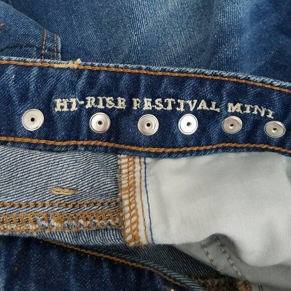 American Eagle Hi-Rise Festival Mini Studded Skirt - Picture 2 of 4
